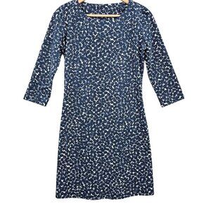 Mahi Gold Womens Small Bimini Chatham‎ Cloth Blue Floral Dress